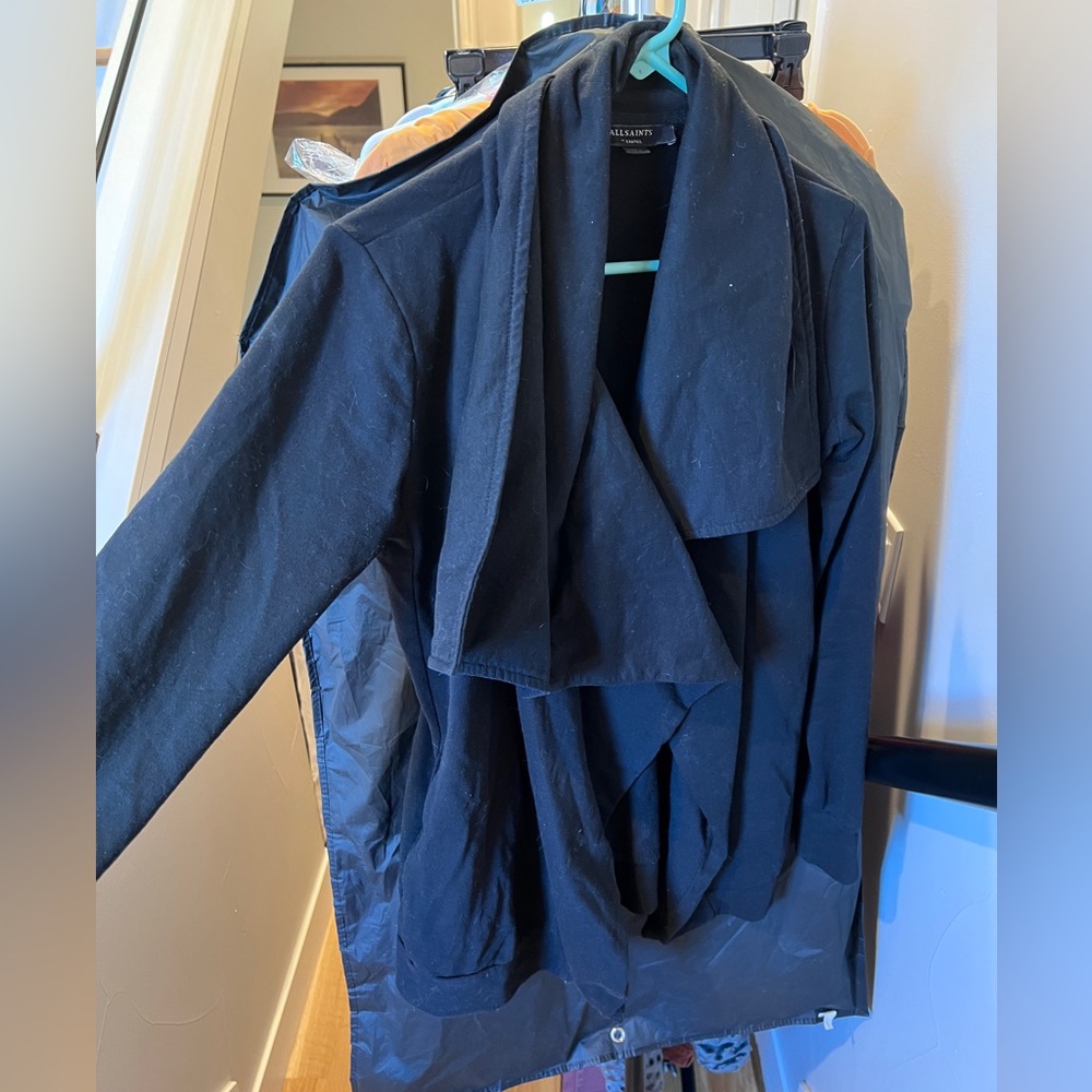 All saints black cardigan